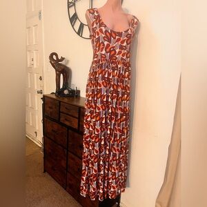 #19 Vibrant Multicolor Sleeveless Maxi Dress